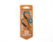 Набор алюминиевых сервисных карабинов Base Camp Omega 6 Straight Set, 2 шт, Blue/Orange (BCP 61216)