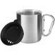 Термокружка з ручкою-карабіном Tatonka Thermo Mug Carabiner 250 мл, Silver (TAT 4134.000)