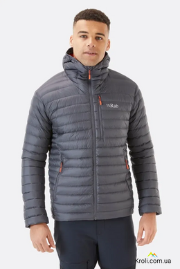 Куртка мужская зимняя Rab Microlight Alpine Jacket, Graphene, XS (RB QDB-12-GRH-XSM)