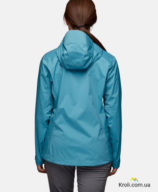 Куртка женская мембранная Black Diamond W Stormline Stretch Rain Shell, Cerulean Blue, L (BD M6974055LRG1)