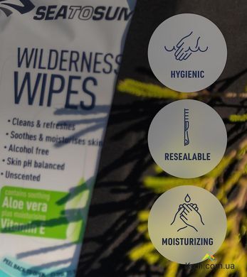 Влажные салфетки Sea to Summit Wilderness Wipes Compact, 36 (STS AHY4192-00121002)