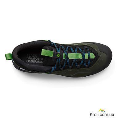 Кроссовки мужские Black Diamond M Mission LTHR LW WP, Cypress/Black, 44,5 (11) (BD 58003291581101)