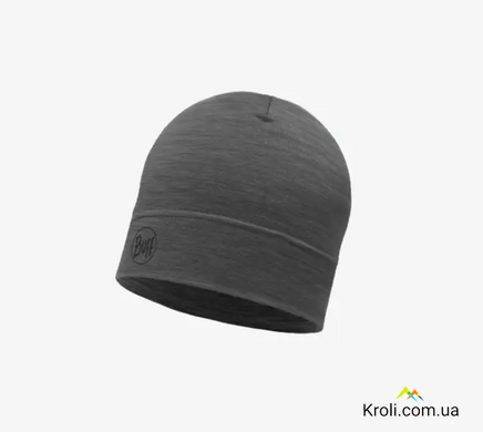 Шапка Buff Merino Wool Lightweight Beanie, Solid grey (BU 113013.937.10.00)