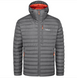 Куртка мужская зимняя Rab Microlight Alpine Jacket, Graphene, XS (RB QDB-12-GRH-XSM)