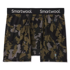 Мужские трусы Smartwool Men's Merino 150 Print Boxer Brief Boxed Military Olive Camo Print, M (SW SW015151.H98-M)