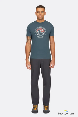 Футболка чоловіча Rab Stance Alpine Peak, Orion Blue, L (RB QCC-03-ORB-LRG)