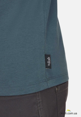 Футболка чоловіча Rab Stance Alpine Peak, Orion Blue, L (RB QCC-03-ORB-LRG)