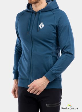 Кофта чоловіча Black Diamond M Chalked Up Full Zip Hoody, Azurite, XL (BD 7301084022XLG1)