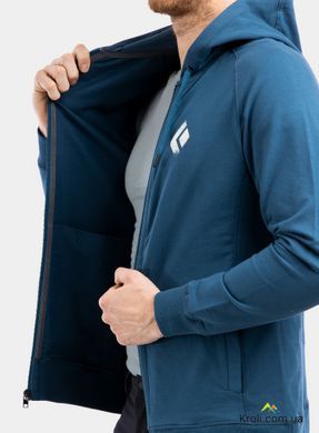 Кофта чоловіча Black Diamond M Chalked Up Full Zip Hoody, Azurite, XL (BD 7301084022XLG1)