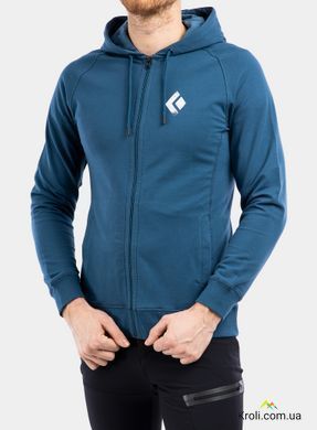 Кофта чоловіча Black Diamond M Chalked Up Full Zip Hoody, Azurite, XL (BD 7301084022XLG1)