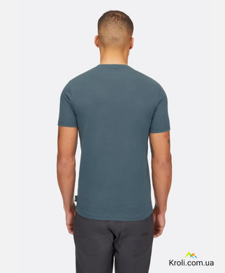 Футболка чоловіча Rab Stance Alpine Peak, Orion Blue, L (RB QCC-03-ORB-LRG)
