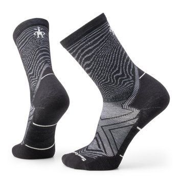Носки мужские Smartwool Run Target Cushion, Black/White, 46-49 (XL) (SW SW001973.960-XL)