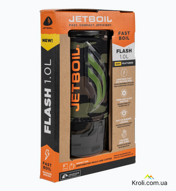 Система приготовления пищи JetBoil Flash 2025, Dark Casmo, 1 л (JBL FLDC3-EU)