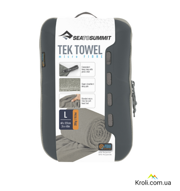 Полотенце Sea to Summit Tek Towel L 60x120 cm Grey (STS ATTTEKLGY)