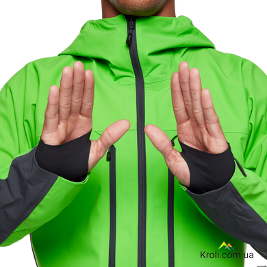 Чоловіча куртка Black Diamond Dawn Patrol Hybrid Shell, M - Vibrant Green (BD 7450043048MED1)