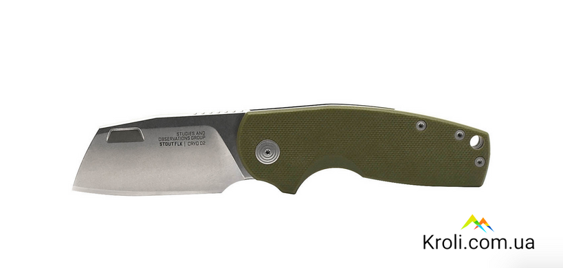 Складной нож SOG Stout FLK, OD Green/Stonewash (SOG 14-03-11-57)