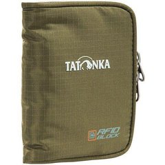 Кошелек Tatonka Zip Money Box RFID B,Olive (TAT 2946.331)