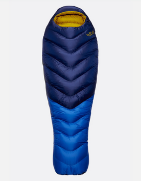 Спальний мішок Rab Neutrino 800 Regular, (-22&deg;C), 185 см - Right Zip, Nightfall Blue (RB QSM-94-NFB-REG-RZ)