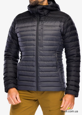 Пуховик чоловічій Rab Microlight Alpine Jacket, Black/Graphene, L (RB QDB-12-BGP-LRG)