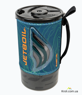 Система приготовления пищи JetBoil Flash 2025, Ocean Topo, 1 л (JBL FLOT3-EU)