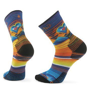 Термошкарпетки чоловічі Smartwool Hike Targeted Cushion Open Heart Print Crew, Multi Color, 42-45 (L) (SW SW002942.150-L)