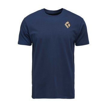 Футболка мужская Black Diamond M MonoPocket SS Tee, Indigo, XL (BD 7302594013XLG1)