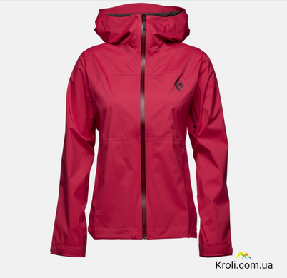 Куртка жіноча мембранна Black Diamond W Stormline Stretch Rain Shell, Pomegranate, XS (BD M6976034XSM1)