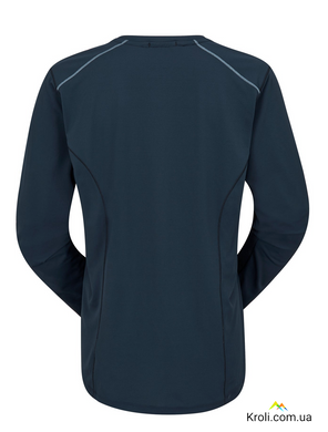 Футболка с длинным рукавом женская Rab Force LS Tee Wmns, Tempest Blue, L (14) (RB QBL-08-TMB-14)