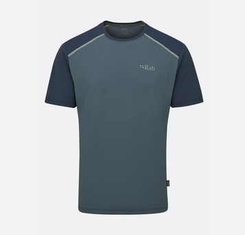 Футболка чоловіча Rab Force Tee, Orion Blue/Tempest Blue, XL (RB QBL-05-OBT-XLG)