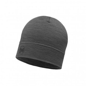 Шапка Buff Merino Wool Single Layer Hat Solid Grey