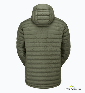 Пуховик чоловічій Rab Microlight Alpine Jacket, Light Khaki, M (RB QDB-12-LKH-MED)