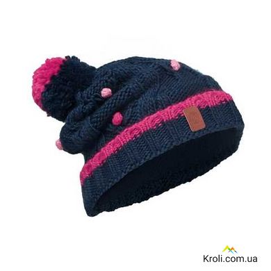 Шапка детская (8-12) Buff Junior Knitted & Polar Hat Dysha, Dark Navy (BU 113531.790.10.00)