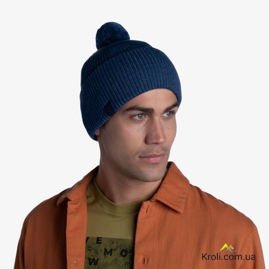 Тепла зимова шапка Buff Knitted Hat Tim Denim (BU 126463.788.10.00)