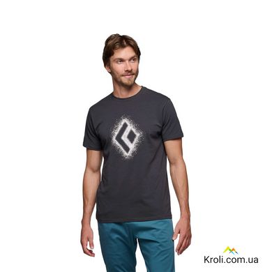 Футболка чоловіча Black Diamond M Chalked Up 2.0 SS Tee, Charcoal, XL (BD 7524070038XLG1)