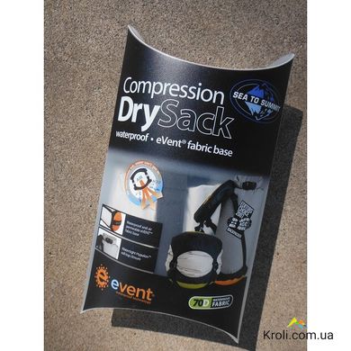 Компресійний гермомешок Sea To Summit Nylon Compression Dry Sack, Grey, 30 л (STS ADCSXL)