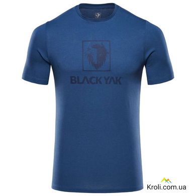 Футболка чоловіча Black Yak M Senepol Classic Logo SS Shirt, Dark Denim, р.L (BLKY 1900083.Y9-L)
