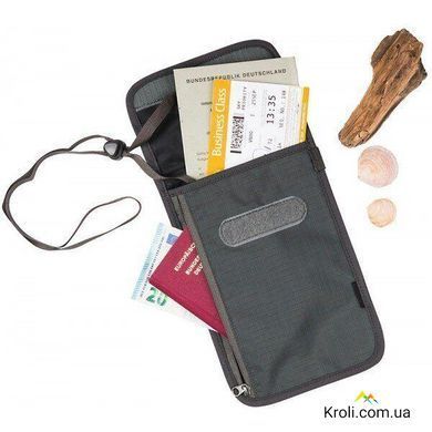 Гаманець натільний Tatonka Neck Wallet, Titan Grey