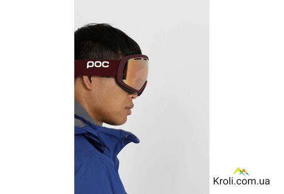 Горнолыжная маска POC Fovea Clarity Lactose Red/Spektris Rose Gold