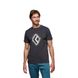 Футболка чоловіча Black Diamond M Chalked Up 2.0 SS Tee, Charcoal, XL (BD 7524070038XLG1)