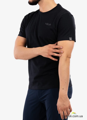 Футболка чоловіча Rab Stance Mountain Peak Tee, Beluga, M (RB QCB-66-BEL-MED)
