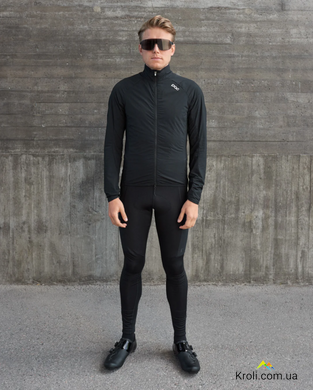 Велосипедна куртка-ветровка чоловіча POC Pro Thermal Jacket, Uranium Black, M (PC 523151002MED1)