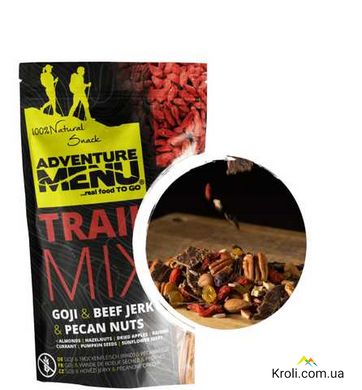 Смесь из вяленой говядины с орехами и ягодами Adventure Menu Trail Mix - Beef/Goji/Pecan 50g (AM 5101)