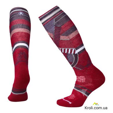 Термошкарпетки Smartwool Women's PhD Ski Medium Pattern Socks Tibetan Red, S