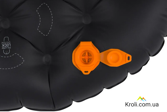 Коврик надувной Sea to Summit Ether Light XT Extreme Mat, Rectangular Regular Wide, Black / Orange, 183x64x10см (STS AMELXTEXMRRW)