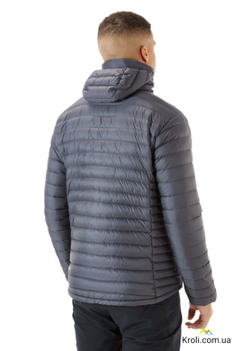 Пуховик мужской Rab Microlight Alpine Jacket, Black/Graphene, M (RB QDB-12-BGP-MED)