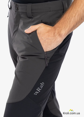 Штани чоловічі Rab Torque Pants, Anthracite, XL (36) (RB QFW-22-ANT-36-RG)