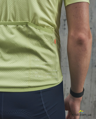 Велоджерсі чоловіче POC M's Essential Road Logo Jersey, Lemon Calcite, M (PC SS22581351327MED1)