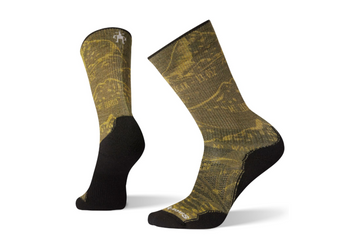 Шкарпетки Smartwool PhD Outdoor Light Prominent Peaks Print Crew Socks Loden, M
