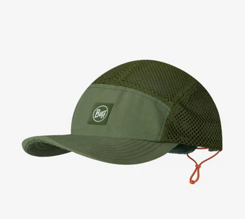 Кепка Buff 5 Panel Air Cap Saret, Military, One Size (BU 133549.846.10.00)