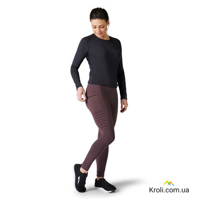 Термоштани Smartwool Women's Merino Sport Moto Tight Dark Sparrow (SW SW016337.G12)